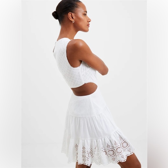 NWT FCUK broderie sun dress, size 4 - Picture 2 of 7